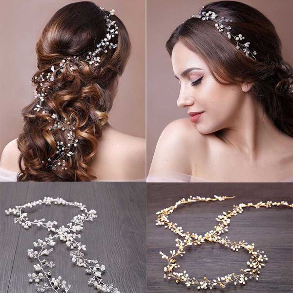 tuanming 1pcs 50-100cm rhinestone simulated pearl luxury headbands long hair chain headpiece tiara wedding bridal accessories, Golden;silver
tuanming 1pcs 50-100cm rhinestone simulated pearl luxury headbands long hair chain headpiece tiara wedding bridal accessories, Golden;silver