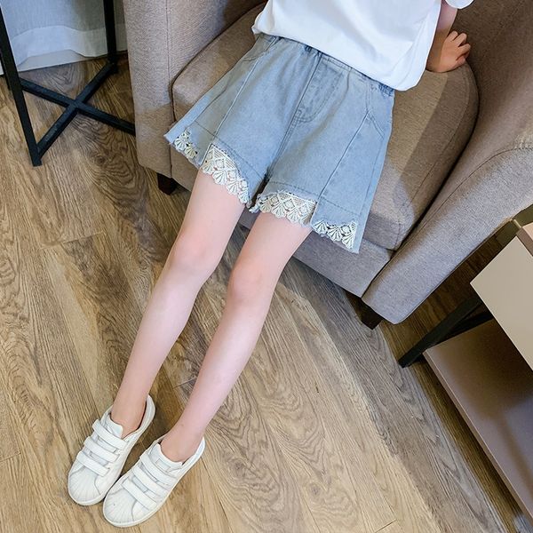 2020 girls trousers clothing trousers ' pants fashionable lace denim shorts for children's wear children's baby summer lace p, Blue
2020 girls trousers clothing trousers ' pants fashionable lace denim shorts for children's wear children's baby summer lace p, Blue