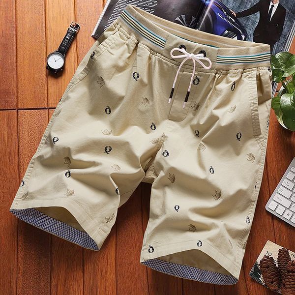 men's shorts two-pack boys khaki cotton printed casual sports party beach four-color five-point pants factory sale, White;black
men's shorts two-pack boys khaki cotton printed casual sports party beach four-color five-point pants factory sale, White;black