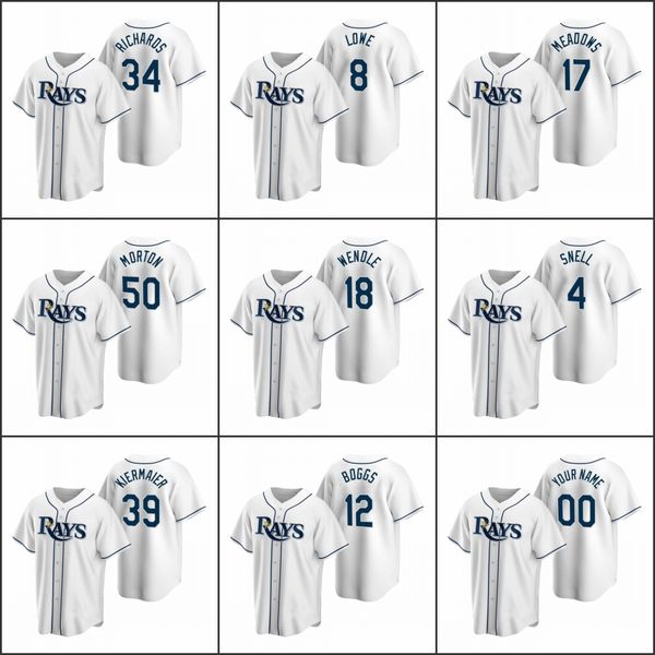 tampa bay rays 12 wade boggs 50 charlie morton 4 blake snell 18 joey wendle men women youth custom white replica home jersey, Black
tampa bay rays 12 wade boggs 50 charlie morton 4 blake snell 18 joey wendle men women youth custom white replica home jersey, Black