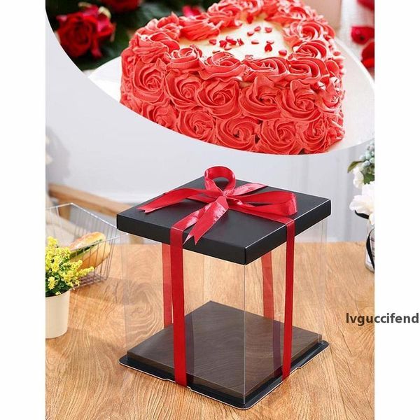 20cm/25cm/35cm transparent gift box plastic organizer with black lid and base for rose bear flower birthday cake wedding gifts
20cm/25cm/35cm transparent gift box plastic organizer with black lid and base for rose bear flower birthday cake wedding gifts