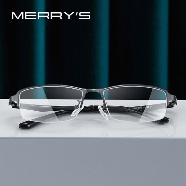 merrys design men titanium alloy glasses tr90 legs business myopia prescription eyeglasses optical frame s2202, Black
merrys design men titanium alloy glasses tr90 legs business myopia prescription eyeglasses optical frame s2202, Black
