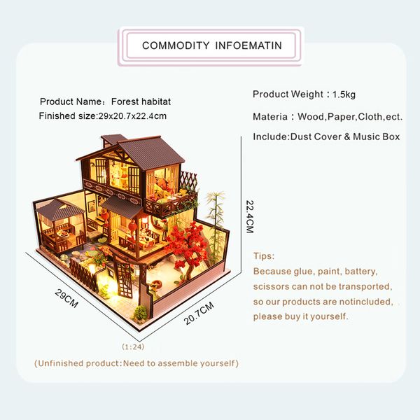 cutebee diy dollhouse miniature with furniture wooden miniaturas doll house puzzle toys for children christmas gifts p2 y200414
cutebee diy dollhouse miniature with furniture wooden miniaturas doll house puzzle toys for children christmas gifts p2 y200414