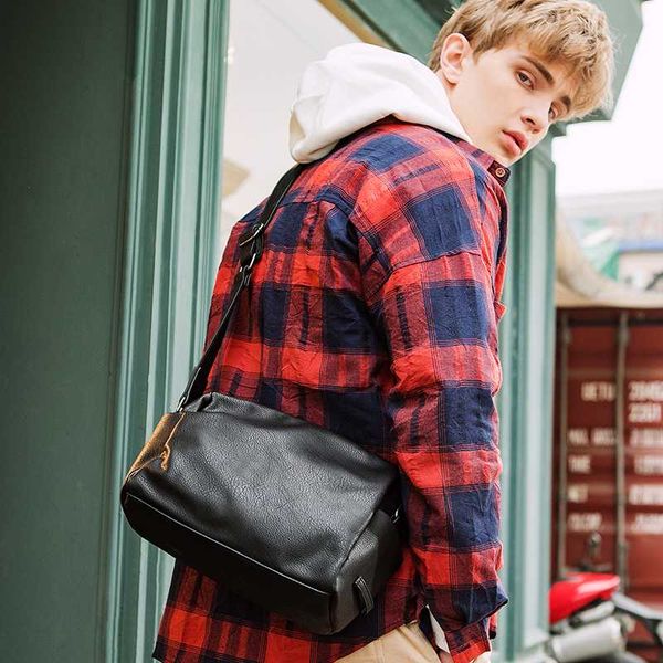 new leisure men's single shoulder messenger bag cross body bag small casual travel black pu leather, ing
new leisure men's single shoulder messenger bag cross body bag small casual travel black pu leather, ing