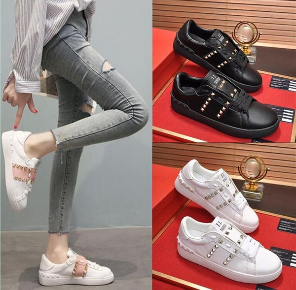classic trend fashion men women girl 2020 new genuine leather classic rivet platform sneakers casual shoes, Black
classic trend fashion men women girl 2020 new genuine leather classic rivet platform sneakers casual shoes, Black