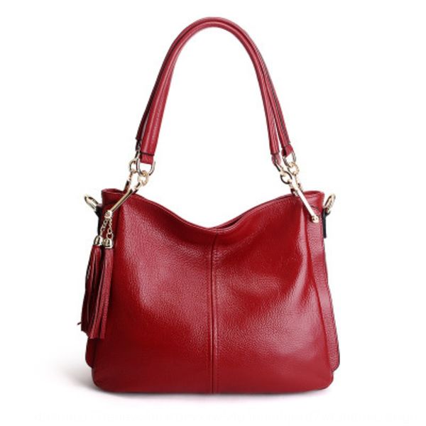 2020 fashion new first layer cowhide shoulder bag tassels simple all-match leather shoulder bag for women guangzhou, White
2020 fashion new first layer cowhide shoulder bag tassels simple all-match leather shoulder bag for women guangzhou, White
