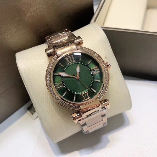 quartz movement watch women 36mm diamond case blue/green dial origianl clasp 18k gold 316 stainless band montre homme, Slivery;brown
quartz movement watch women 36mm diamond case blue/green dial origianl clasp 18k gold 316 stainless band montre homme, Slivery;brown