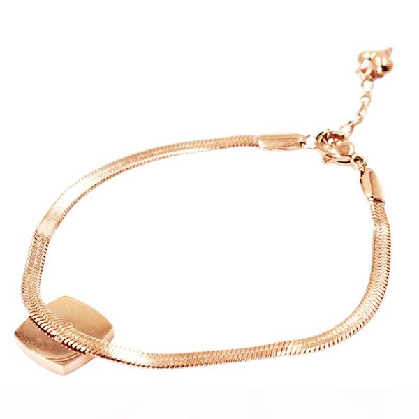 square bracelet snack chain bracelet women heart pendant jewelry brand, Golden;silver
square bracelet snack chain bracelet women heart pendant jewelry brand, Golden;silver