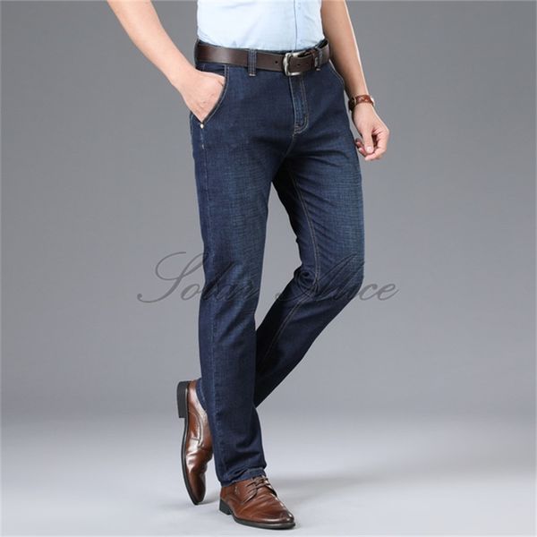 men's jeans 2021 spring and summer straight mid-rise stretch loose business casual pants dark blue
men's jeans 2021 spring and summer straight mid-rise stretch loose business casual pants dark blue