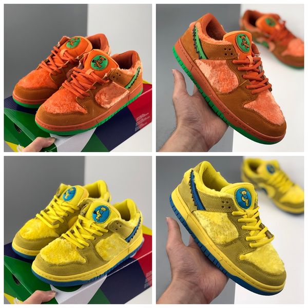 new grateful dead x sb dunk low running shoes mens women yellow orange bears pack zipper skateboarding sneakers size 36-45, Black
new grateful dead x sb dunk low running shoes mens women yellow orange bears pack zipper skateboarding sneakers size 36-45, Black