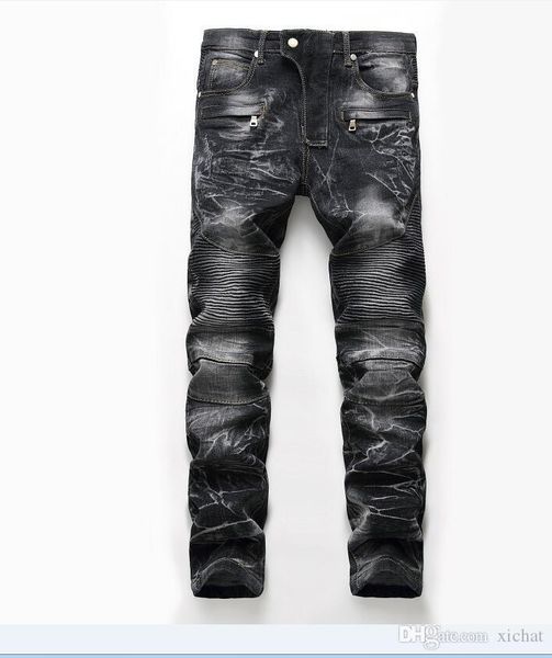 unique mens blenched fold panelled jeans fashion designer vintage straight leg slim fit motocycle scratched biker denim pants jb6501, Blue
unique mens blenched fold panelled jeans fashion designer vintage straight leg slim fit motocycle scratched biker denim pants jb6501, Blue