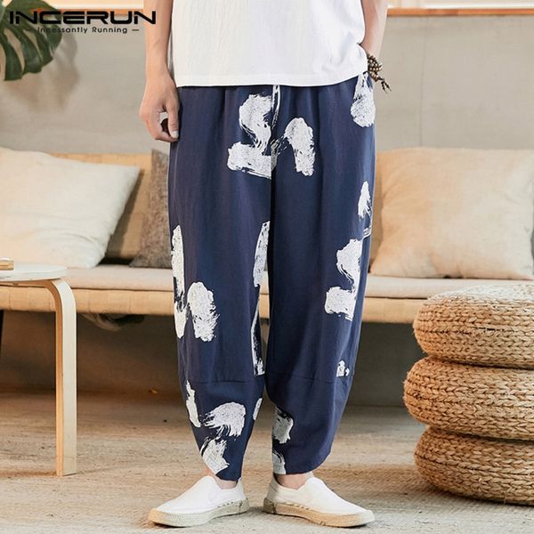 printing men harem pants 2020 retro joggers streetwear pockets pantalon elastic waist baggy casual trousers men incerun s-5xl 7, Black
printing men harem pants 2020 retro joggers streetwear pockets pantalon elastic waist baggy casual trousers men incerun s-5xl 7, Black