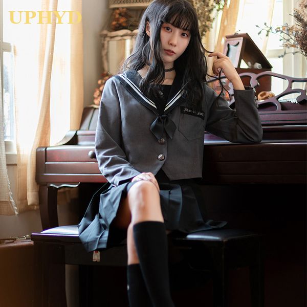 uphyd kawaii school uniform navy japanese class sailor suit jk uniforms academic school girls chorus student uniform, White
uphyd kawaii school uniform navy japanese class sailor suit jk uniforms academic school girls chorus student uniform, White