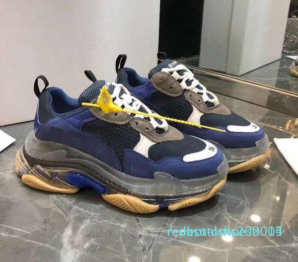 paris 2019 crystal bottom triple-s leisure shoes luxury dad platform triple sneakers for men women vintage kanye old grandpa trainern c14, Black 
paris 2019 crystal bottom triple-s leisure shoes luxury dad platform triple sneakers for men women vintage kanye old grandpa trainern c14, Black