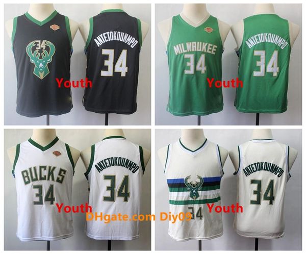 kids 34 giannis antetokounmp milwaukee bucks jersey green black white city youth edition vintage basketball jerseys, Black;red
kids 34 giannis antetokounmp milwaukee bucks jersey green black white city youth edition vintage basketball jerseys, Black;red