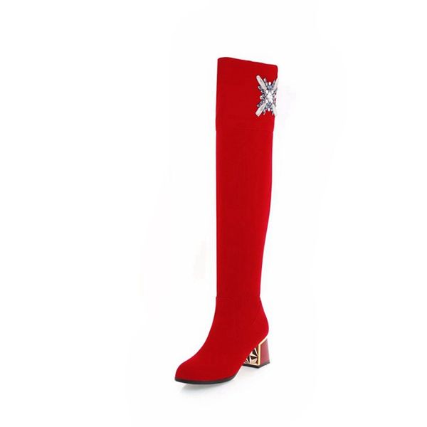 women platform over the knee boots 5.5cm high heels zipper red flock long boots woman 2020 winter plush black shoes 986
women platform over the knee boots 5.5cm high heels zipper red flock long boots woman 2020 winter plush black shoes 986