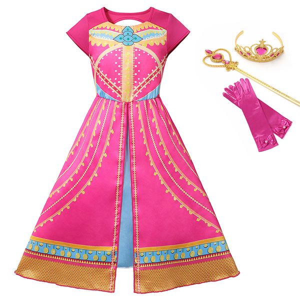 aladdin jasmine dress costume girls pink princess dress kids cosplay cartoon party printed clothing children arab fancy gowns t200709, Red;yellow
aladdin jasmine dress costume girls pink princess dress kids cosplay cartoon party printed clothing children arab fancy gowns t200709, Red;yellow