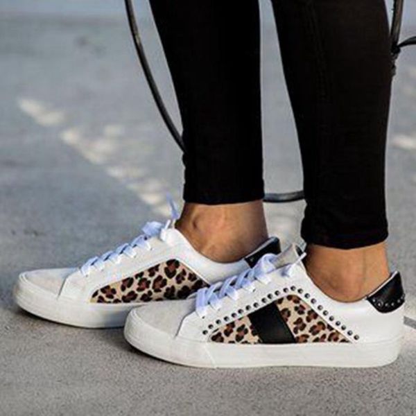 women's shoes large size 35- 43 spring 2020 new flat sole women's round head casual shoes leopard print small white, Black
women's shoes large size 35- 43 spring 2020 new flat sole women's round head casual shoes leopard print small white, Black