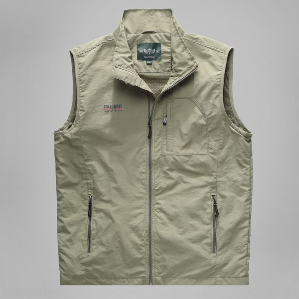 print 868 outdoor quick-drying waistcoat vest middle-aged and elderly large size stand collar shoulder casual vest solid color, Black;white
print 868 outdoor quick-drying waistcoat vest middle-aged and elderly large size stand collar shoulder casual vest solid color, Black;white