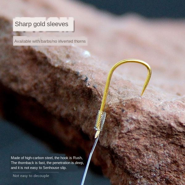 gold sleeve double line tied finished anti-twining fish hook crucian hook line anti-twining bean fishing supplies
gold sleeve double line tied finished anti-twining fish hook crucian hook line anti-twining bean fishing supplies