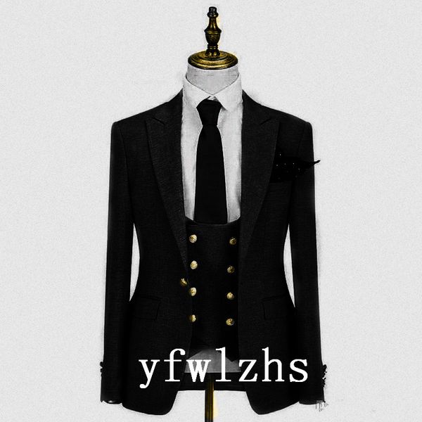красивый one button groomsmen пик нагрудные groom tuxedos мужские костюмы свадебные / выпускной вечер / ужин шафер blazer (куртка + штаны, Black;gray
красивый one button groomsmen пик нагрудные groom tuxedos мужские костюмы свадебные / выпускной вечер / ужин шафер blazer (куртка + штаны, Black;gray