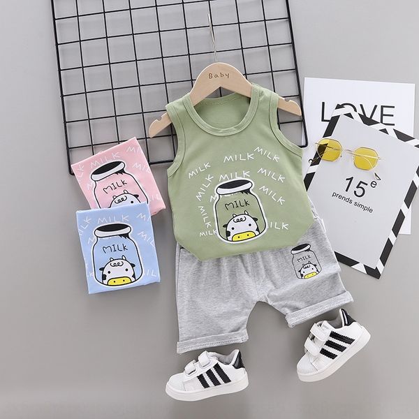 pure cotton 2020 vest two-piece set cartoon characters vest children's clothing korean children's clothing sleeveless set, Blue
pure cotton 2020 vest two-piece set cartoon characters vest children's clothing korean children's clothing sleeveless set, Blue