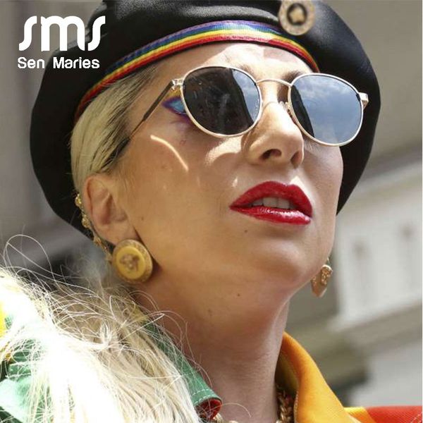 vintage round sunglasses women men 2019 retro brand designer mirror black alloy frames female eyewear uv400 gafas de sol mujer, Blue
vintage round sunglasses women men 2019 retro brand designer mirror black alloy frames female eyewear uv400 gafas de sol mujer, Blue