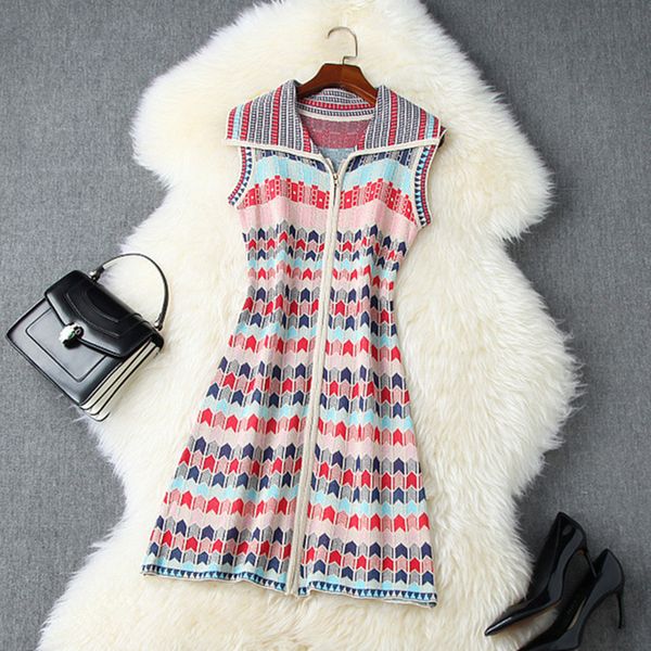 european and american women's clothing 2020 summer new style sleeveless collar contrast color fashionable gold knit dress, Black;gray
european and american women's clothing 2020 summer new style sleeveless collar contrast color fashionable gold knit dress, Black;gray