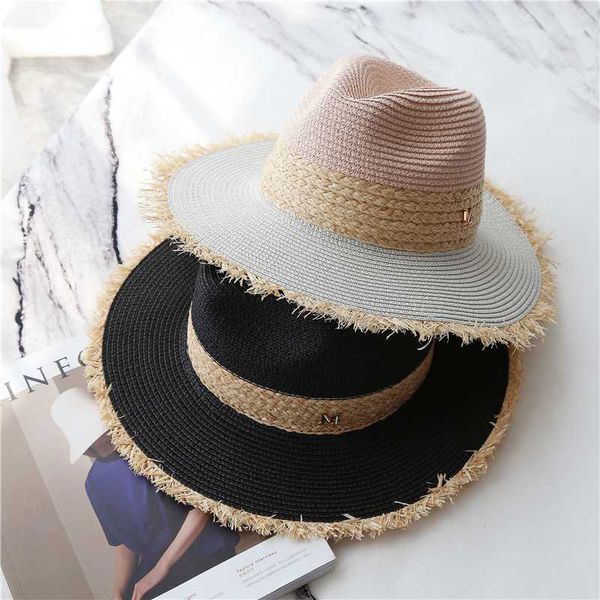 01903-pei27404 2020 new summer color patchwork lady fedoras cap men women leisure holiday beach jazz hat, Blue;gray
01903-pei27404 2020 new summer color patchwork lady fedoras cap men women leisure holiday beach jazz hat, Blue;gray