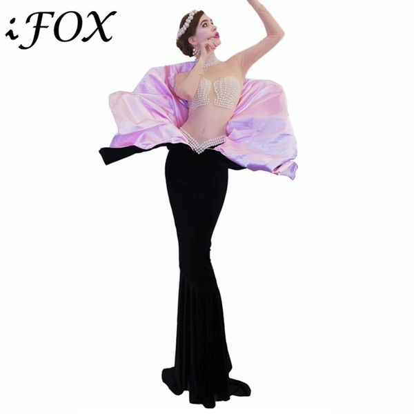 real p shell beading women dance costume 2020 new style mesh see through women mermaid dress, Black;red
real p shell beading women dance costume 2020 new style mesh see through women mermaid dress, Black;red
