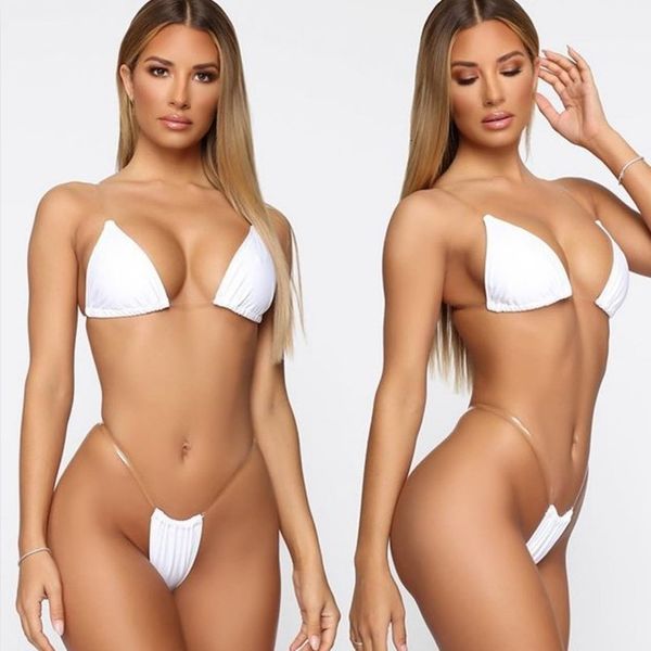 swimwear women 2020 micro bikini thong brazilian bikinis set g string swimsuits swim suit beach wear 2 piece bathing, White;black
swimwear women 2020 micro bikini thong brazilian bikinis set g string swimsuits swim suit beach wear 2 piece bathing, White;black