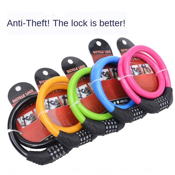 4-bit color code mountain bike electric bicycle bicycle chain lock electric car cable lock anti-theft riding equipment
4-bit color code mountain bike electric bicycle bicycle chain lock electric car cable lock anti-theft riding equipment