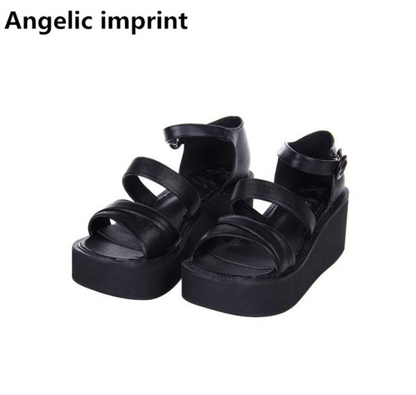 angelic imprint new woman mori girl lolita cosplay shoes lady high trifle heels wedges pumps women princess summer dress sandals, Black
angelic imprint new woman mori girl lolita cosplay shoes lady high trifle heels wedges pumps women princess summer dress sandals, Black