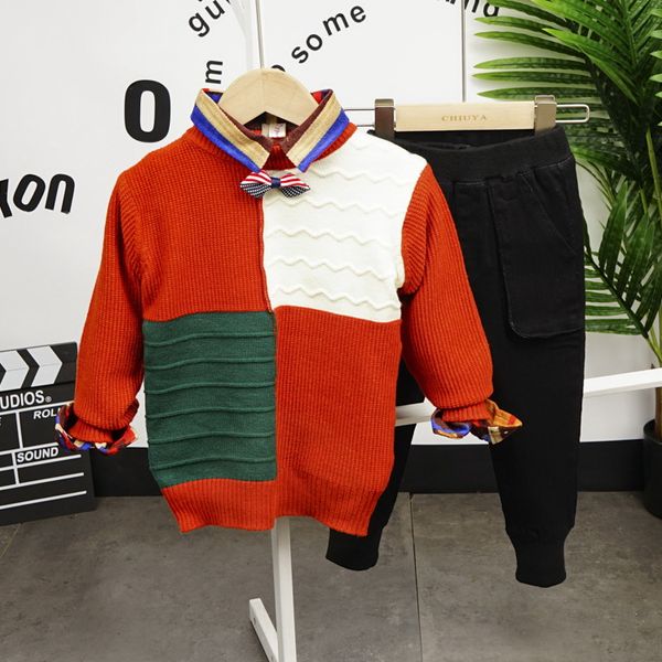 children clothing boys spring knitted sweaters, striped shirts and pants sport suit baby kids clothes sets 2-6years (yb005, White
children clothing boys spring knitted sweaters, striped shirts and pants sport suit baby kids clothes sets 2-6years (yb005, White