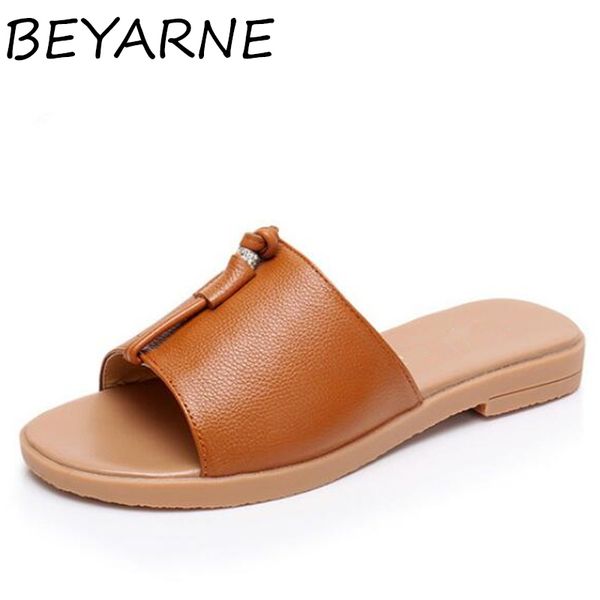 beyarne 2020 new summer beach slipper flip flops shoes women genuine leather casual slides flat shoes with big size 35-43, Black
beyarne 2020 new summer beach slipper flip flops shoes women genuine leather casual slides flat shoes with big size 35-43, Black