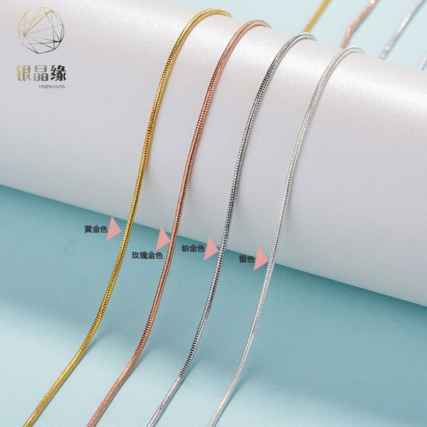fashion round snake bone chain female personalized fashion choker simple accessories necklace necklace all-match accessories chain, Silver
fashion round snake bone chain female personalized fashion choker simple accessories necklace necklace all-match accessories chain, Silver