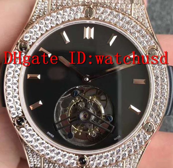 new tourbillon wristwatches 18k rose gold casual watch power reserve 48 hours diamond sapphire waterproof watches swiss automatic mechanical, Slivery;brown
new tourbillon wristwatches 18k rose gold casual watch power reserve 48 hours diamond sapphire waterproof watches swiss automatic mechanical, Slivery;brown