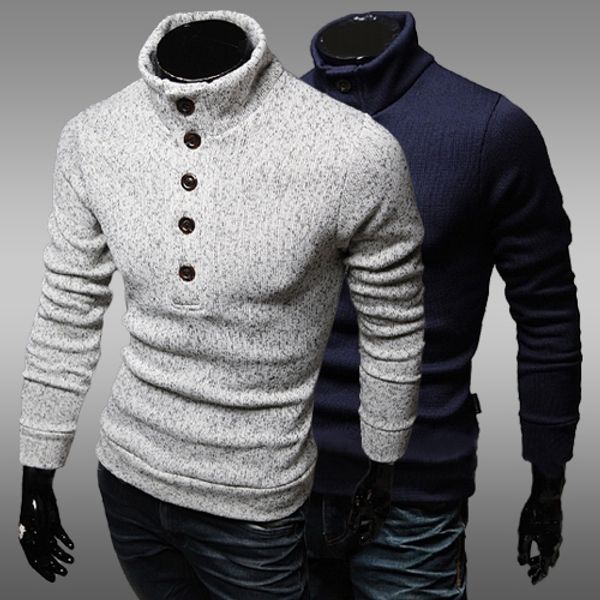 2020 new arrival autumn button design slim fit pullovers men turtleneck knitted sweater mens casual bottoming sweaters jumpers, White;black
2020 new arrival autumn button design slim fit pullovers men turtleneck knitted sweater mens casual bottoming sweaters jumpers, White;black
