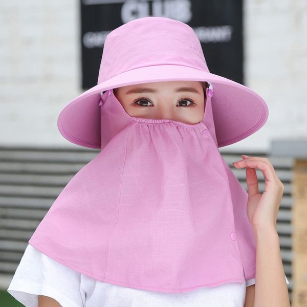 women's cotton and linen sun detachable scarf cotton and linen windproof big brim cloth hat face-covering scarf hat, Blue;gray
women's cotton and linen sun detachable scarf cotton and linen windproof big brim cloth hat face-covering scarf hat, Blue;gray