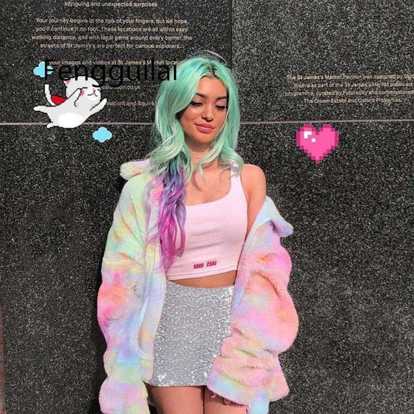 women's jackets rainbow plush fleece colorful artificial wool collar long sleeved zipper thicken teddy jacket cute oversized ho, Black;brown
women's jackets rainbow plush fleece colorful artificial wool collar long sleeved zipper thicken teddy jacket cute oversized ho, Black;brown