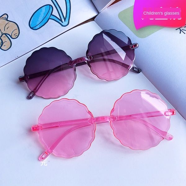 fashion flower sun 2020 new baby sunglasses personalized frameless fashion 62002 children's sun glasses, Blue
fashion flower sun 2020 new baby sunglasses personalized frameless fashion 62002 children's sun glasses, Blue