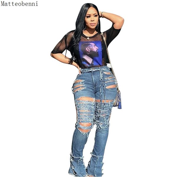 women ripped jeans fringe ruffle stretch beggar flare denim pants high waist bodycon hole ladies trousers club outfits, Blue
women ripped jeans fringe ruffle stretch beggar flare denim pants high waist bodycon hole ladies trousers club outfits, Blue