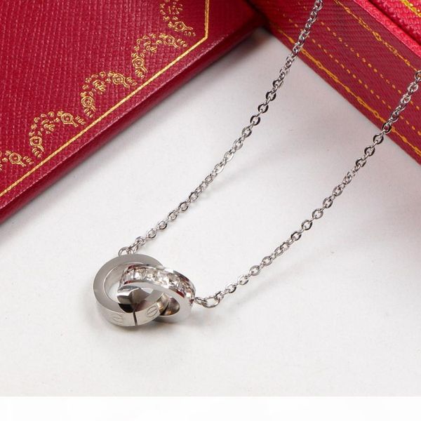 dual circle pendant rose gold silver color necklace with stone for women vintage collar costume jewelry with original box set
dual circle pendant rose gold silver color necklace with stone for women vintage collar costume jewelry with original box set