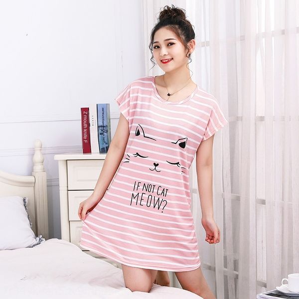 nwhme 2019 women's thin family cute sweet girl striped short sleeve nightdress 2019 women's thin family dress pajamas pajamas cute, Blue;red
nwhme 2019 women's thin family cute sweet girl striped short sleeve nightdress 2019 women's thin family dress pajamas pajamas cute, Blue;red