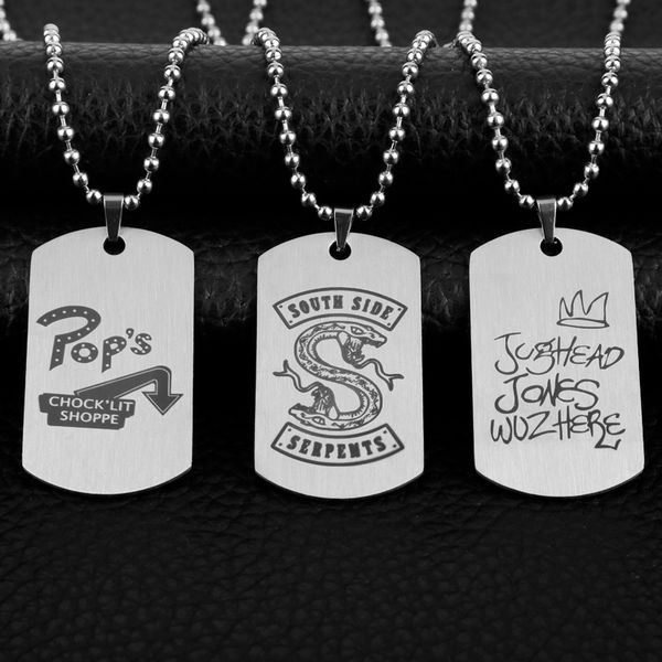 heyu tv jewelry riverdale necklace stainless steel pendant necklace beaded chain accessories for men hip hop collier, Silver
heyu tv jewelry riverdale necklace stainless steel pendant necklace beaded chain accessories for men hip hop collier, Silver