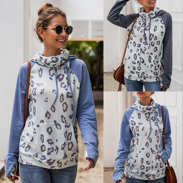 womens designer hoodies autumn winter long sleeve leopard print panelled sweatshirt women pullover casual, Black
womens designer hoodies autumn winter long sleeve leopard print panelled sweatshirt women pullover casual, Black
