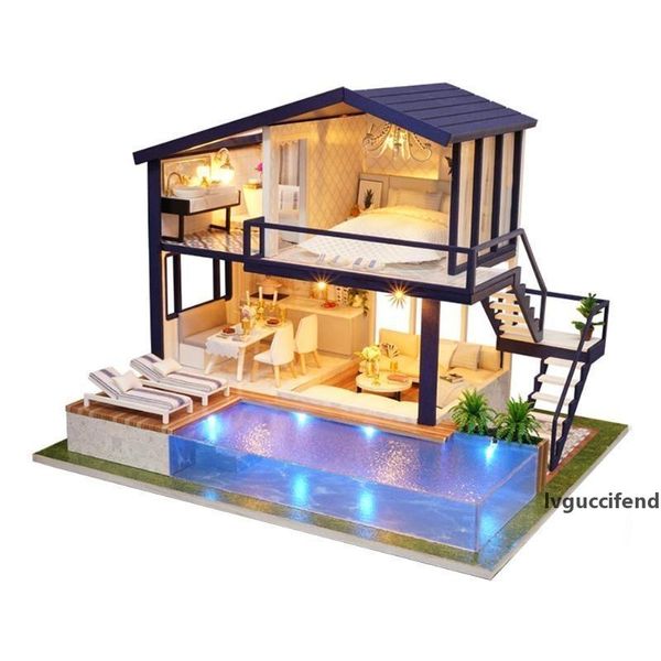 new girl diy 3d wooden mini dollhouse time apartment doll house furniture educational toys furniture for children love gift t200116
new girl diy 3d wooden mini dollhouse time apartment doll house furniture educational toys furniture for children love gift t200116