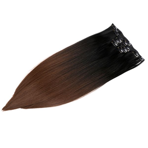 lans 6pcs/set 22" hairpiece 130g straight 12 clips in false styling hair synthetic clip in hair extensions heat resistant, Black
lans 6pcs/set 22" hairpiece 130g straight 12 clips in false styling hair synthetic clip in hair extensions heat resistant, Black