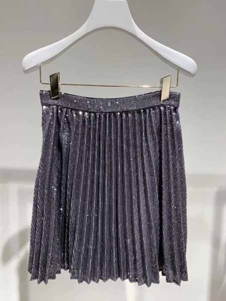 sequin skirts women 2020 spring summer sequins elegant viscose multi-colors golden thread knitted fashion midi skirts, Black
sequin skirts women 2020 spring summer sequins elegant viscose multi-colors golden thread knitted fashion midi skirts, Black