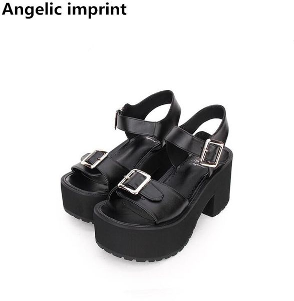 angelic imprint woman mori girl lolita cosplay punk shoes lady high heels wedges pumps women princess summer sandals 8cm 33-47, Black
angelic imprint woman mori girl lolita cosplay punk shoes lady high heels wedges pumps women princess summer sandals 8cm 33-47, Black
